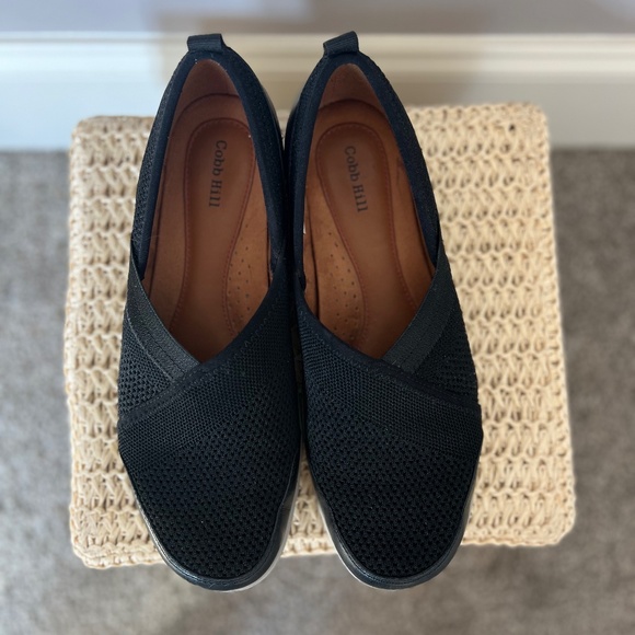 Cobb Hill Black Crossover Penfield Slip-On Sneaker - Women's size 9 - Picture 7 of 8